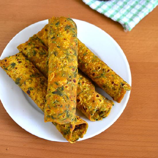 Gujarati Methi Thepla - Recipe photo by Indian Khana