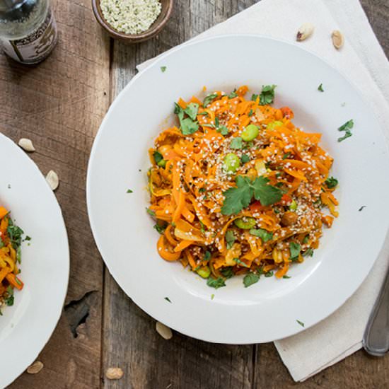 Sweet Potato Pad Thai - Recipe photo by lemonsandbasil