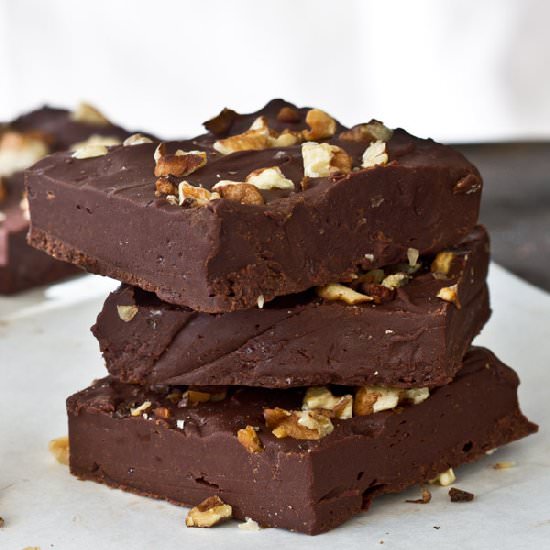 Easy Chocolate Fudge - Recipe photo by Home Cooking Adventure