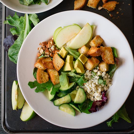 Apple and Gorgonzola Salad - Recipe photo by asweetpeachef