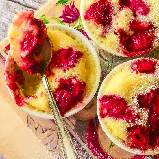 Strawberry Microwave Cake - Recipe photo by From the Kitchen of Sara