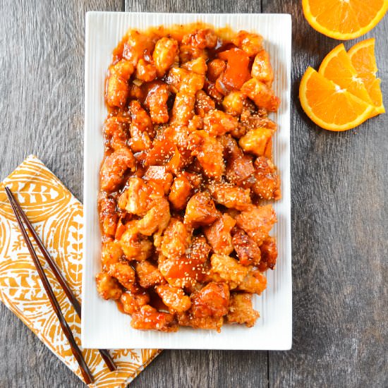 Chinese Orange Peel Chicken - Recipe photo by serenabakessimplyfrom scratch