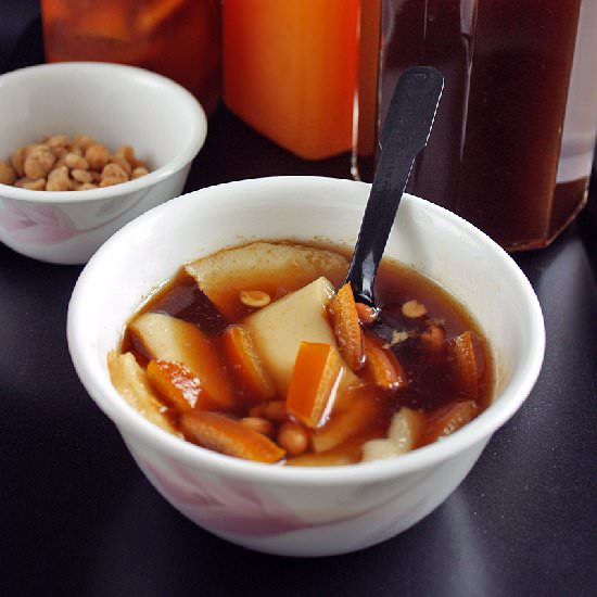 Dou Hua in Ginger Orange Syrup - Recipe photo by dailycookingquest