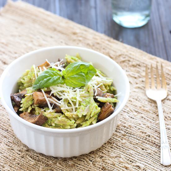 Pea Pesto Orzo - Recipe photo by making thyme for health