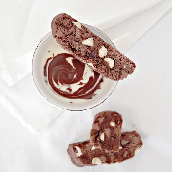 Chocolate Hazelnut Biscotti - Recipe photo by Therya