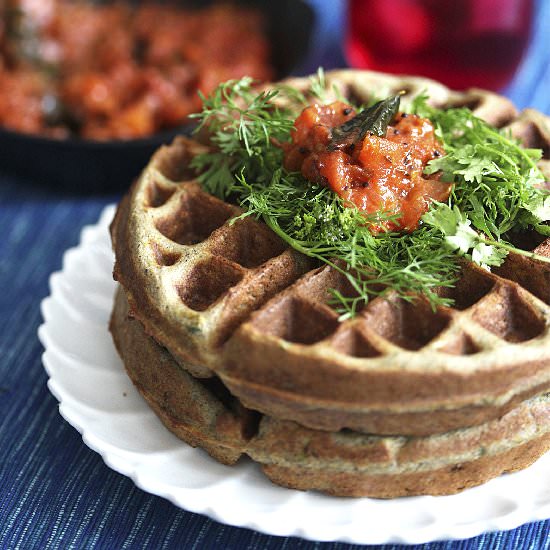 Gluten Free Millet Waffles - Recipe photo by aapplemint