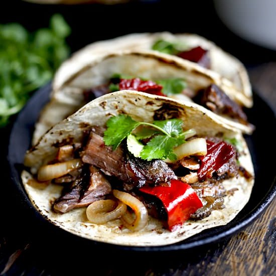 Mexican Short Rib Tacos - Recipe photo by Feasting at Home
