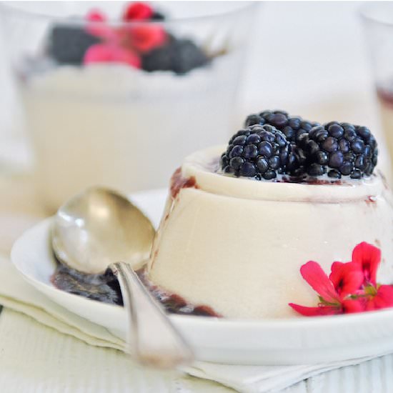 Coconut Panna Cotta - Recipe photo by afavoredlife