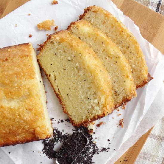 Orange Glazed Poppy Seed Bread - Recipe photo by garnishandglaze