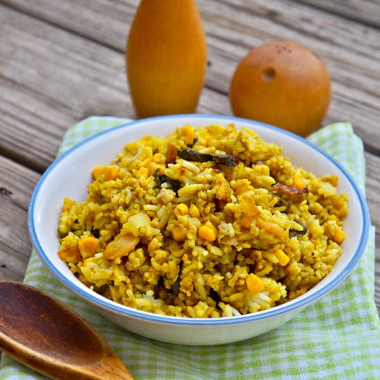 Baked yellow rice - Recipe photo by riceandcoconut