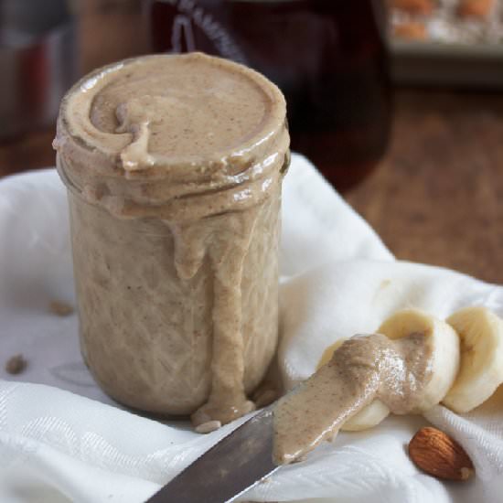 Vanilla Maple Almond Sunbutter - Recipe photo by lexiscleankitchen