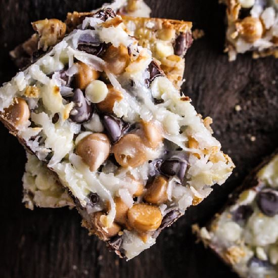 Seven Layer Bars - Recipe photo by kitchendoor