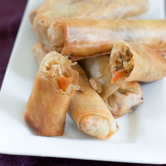 Chicken Eggrolls - Recipe photo by Delights of Culinaria