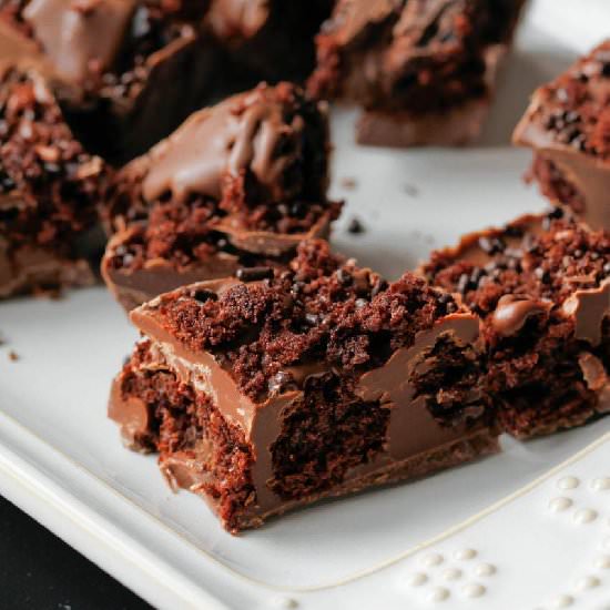 Sprinkle Chocolate Cake Bark - Recipe photo by TheKitchenWhisperer