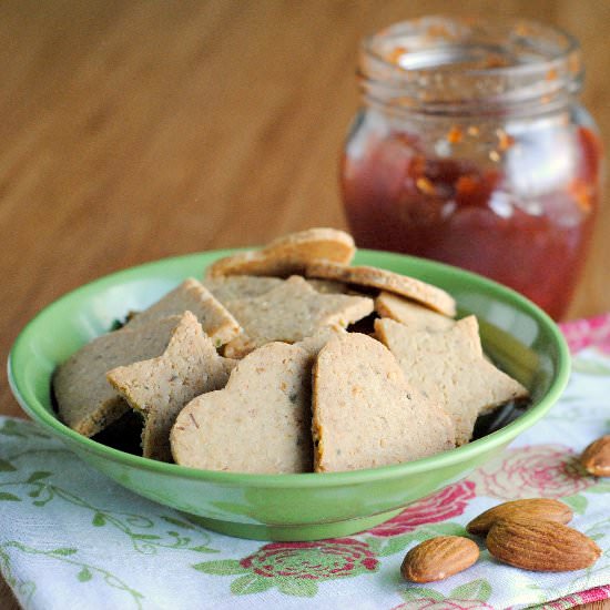 Nutty Gluten-Free Crackers - Recipe photo by TheBlenderist