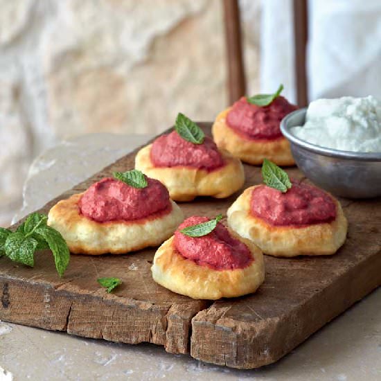 Mini Savory Pancakes - Recipe photo by olibiakos