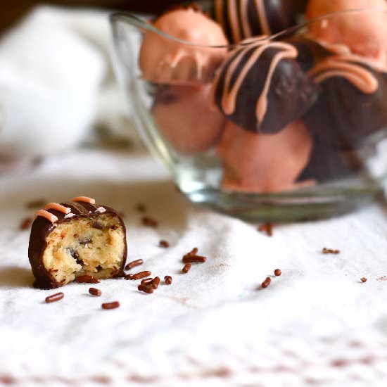 Cookie Dough Truffles - Recipe photo by Confectionary Tales