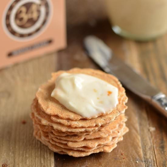 Apricot Honey Goat Cheese Spread - Recipe photo by coffeeandquinoa