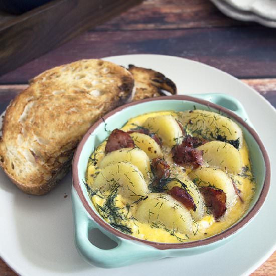 Latvian Farmers' Breakfast - Recipe photo by Belly Rumbles