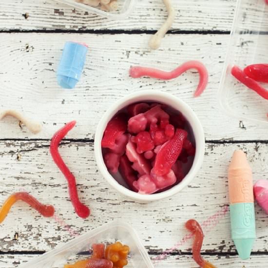 Homemade Gummy Bears and Snakes - Recipe photo by WholesomeCook