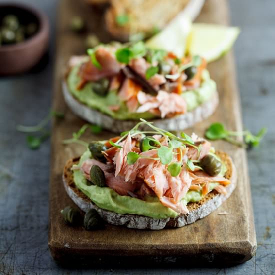Open sandwiches - Recipe photo by Simply Delicious