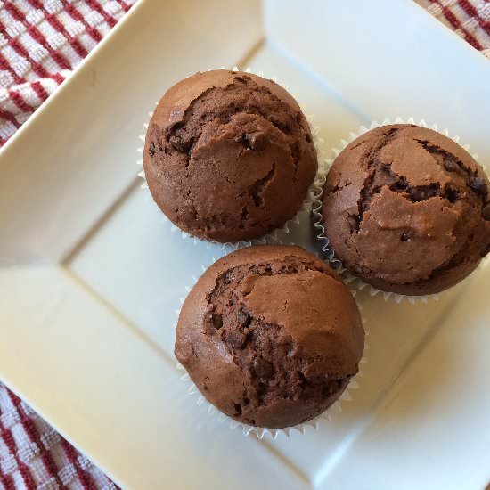 Red Velvet Muffins - Recipe photo by nerdychef