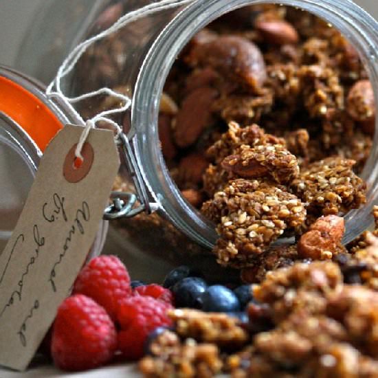 Fig and Almond Granola - Recipe photo by Recipes from a normal Mum