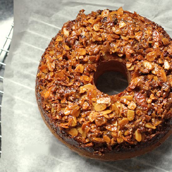 Tender Butter Cake with Nut-Crunch - Recipe photo by the tummy train