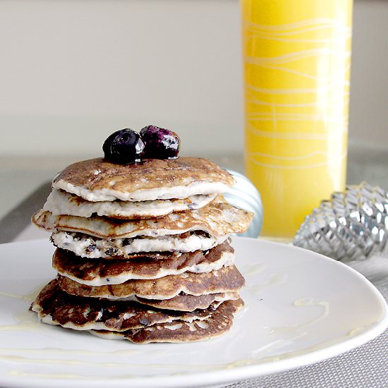 Lemon Blueberry Pancakes - Recipe photo by NoSecretIngredient