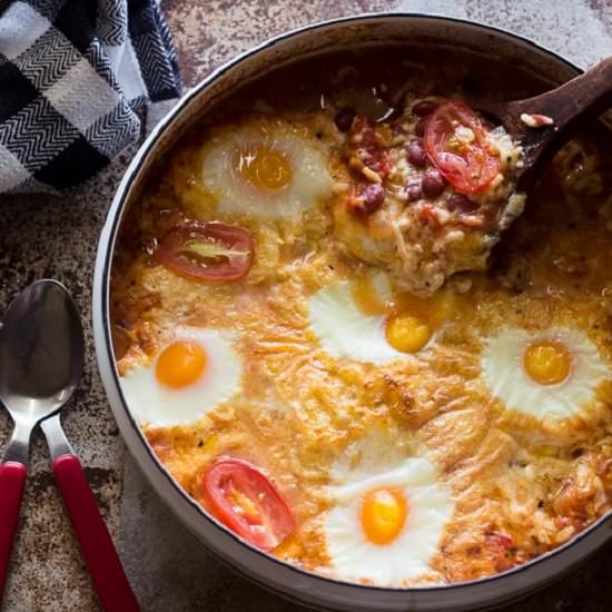 Eggs Baked in Chipotle Sauce - Recipe photo by Gday Souffle