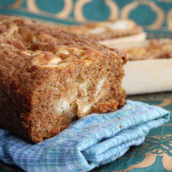 Carrot Bread w/Cream Cheese Swirl - Recipe photo by danid320