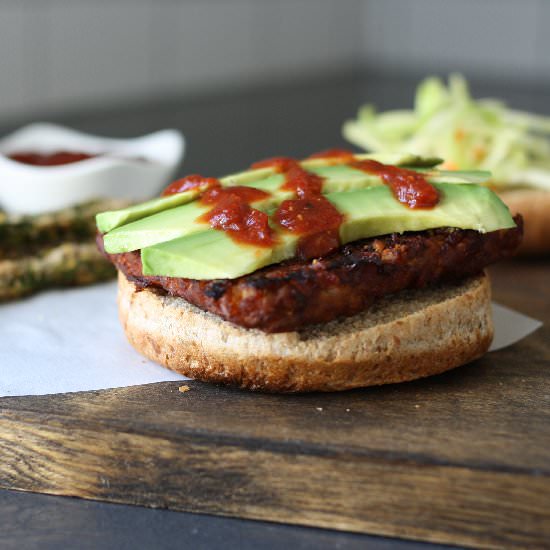 BBQ Tempeh Sandwich - Recipe photo by veggiesdontbite