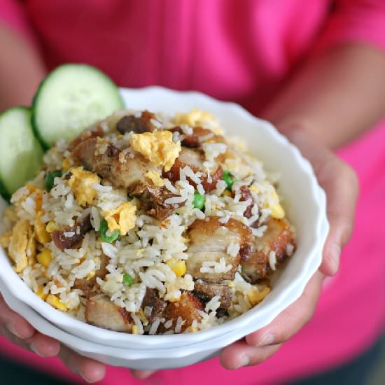 Lechon Fried Rice - Recipe photo by rsmacaalay