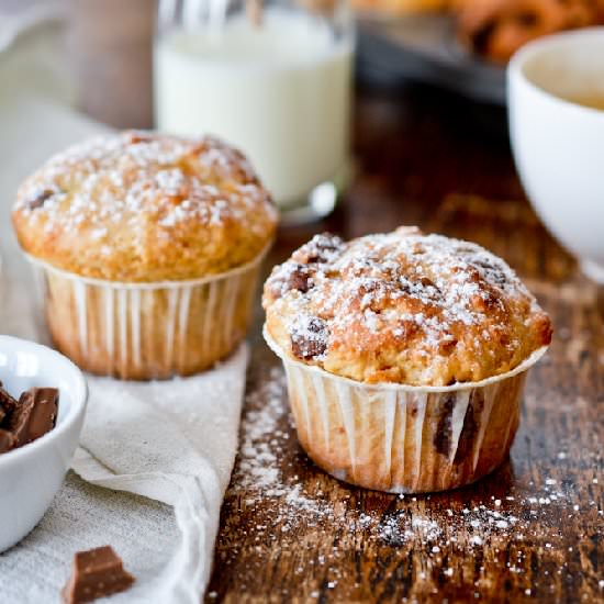 Chocolate Chunk Muffins - Recipe photo by Health Inspirations