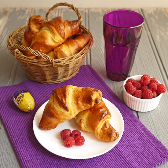 Cadburys Caramel Egg Croissants - Recipe photo by tamingtwins