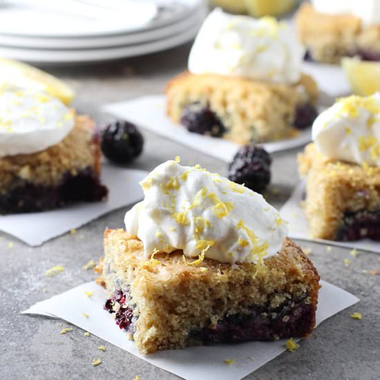 Blackberry Buttermilk Cake - Recipe photo by cookingforkeeps