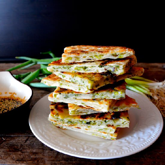 Scallion Pancakes - Recipe photo by thewoksoflife
