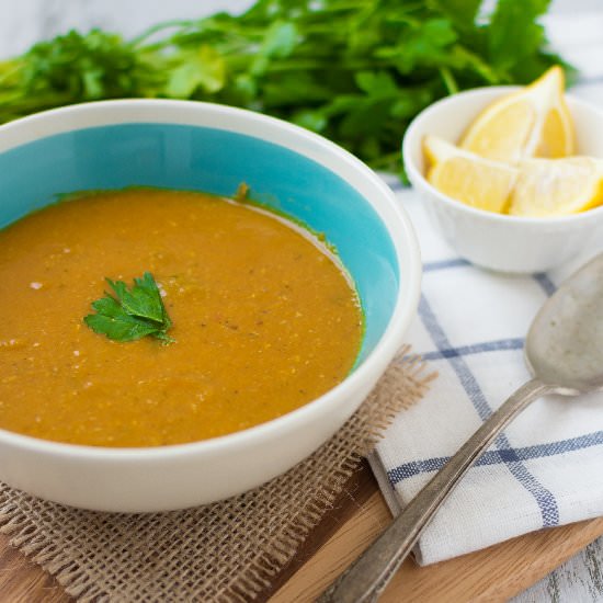 Slow Cooker Red Lentil Soup (Dal) - Recipe photo by littlespicejar