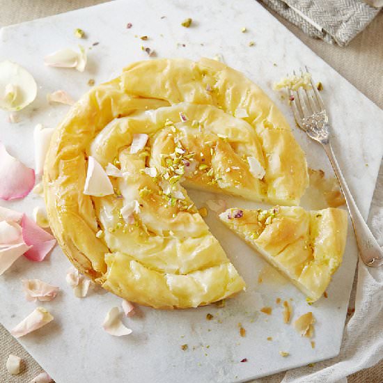 Turkish Milk Pie (Sütlü Börek) - Recipe photo by foodand_