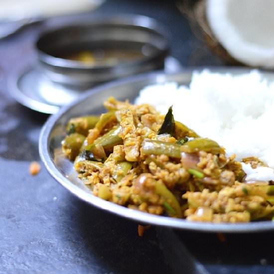 Ivy gourd & Coconut Indian Stir-fry - Recipe photo by onesmallpot