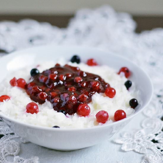 Yoghurt Rice Dessert - Recipe photo by whiness