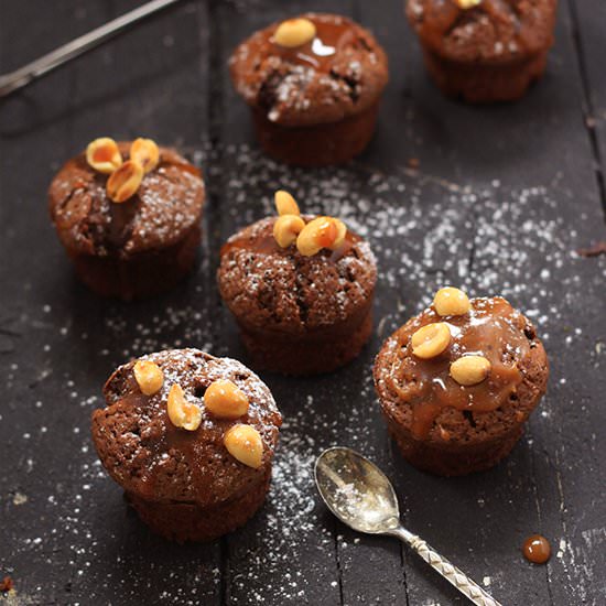 Chocolate and peanuts Muffins - Recipe photo by Fraiseetbasilic
