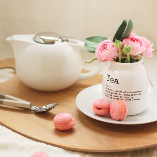 Macarons grapefruit & raspberries - Recipe photo by Fraiseetbasilic