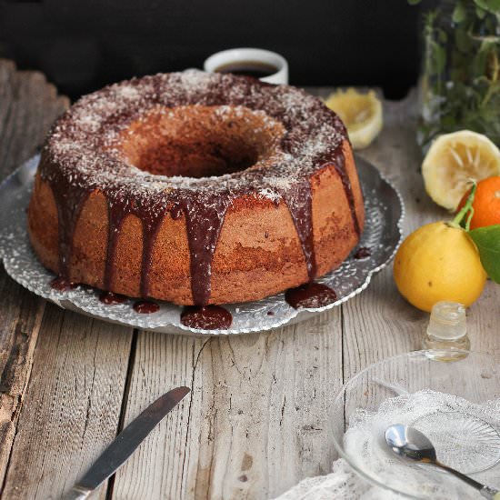 Chocolate Bergamot Bundt Cake - Recipe photo by Afrodites Kitchen