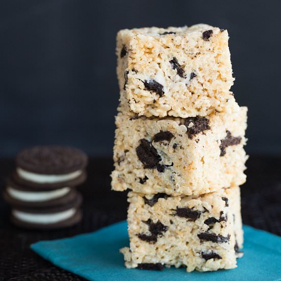 OREO Rice Krispies Treats - Recipe photo by browneyedbaker