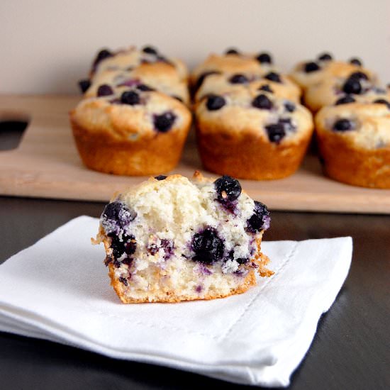 Gluten Free Blueberry Muffins - Recipe photo by emthebaker