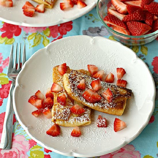 Strawberries & Cream Blintzes - Recipe photo by FoodFolksandFun