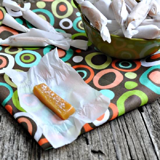 Salted Honey Caramels - Recipe photo by PinchandSwirl
