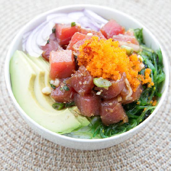 Hawaiian Spicy Poke Bowl - Recipe photo by recipesinspired