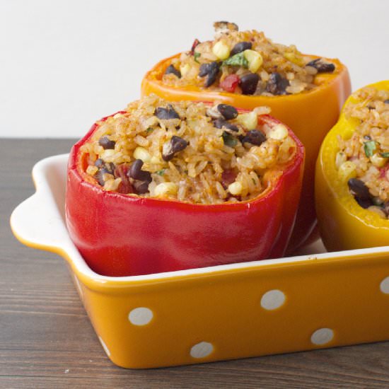 Mexican Stuffed Bell Peppers - Recipe photo by proshapefitness